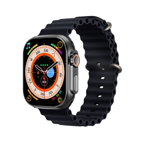 BlueNEXT Smart Watch Watch 8 Ultra,8 NFC Function BT Call Heart Rate Blood Pressure Tracking IP67 Smart Watches(Black)