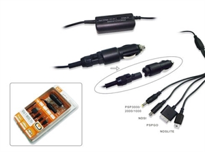 PSP GO 6in 1 car charger