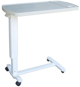 Изображение Height Adjustable Over Bed Table Medical Hospital Furniture ABS Plastic