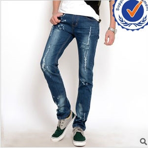 2013 new arrival fashion design cotton men skinny jeans welcome OEM and ODM MK008