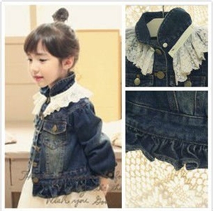 Изображение girl jeans cloth with silk CG001