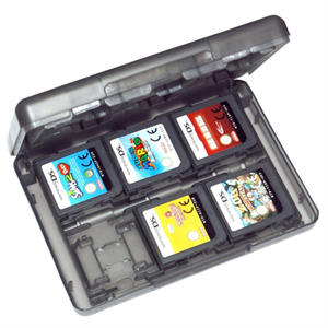 Image de FS40107 3DS game card case 24 (Black) 24 in 1 box for 3DS/DSi/XL/DS