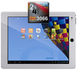 FS07083  9.7 inch 1.5GHz dual core CPU quad core GPU RK3066 android 4.0.4 ice cream sandwich tablet with IPS display