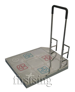Picture of FirstSing  PSX2071 TX6000 Metal Dance Platform Platinum with Rail
