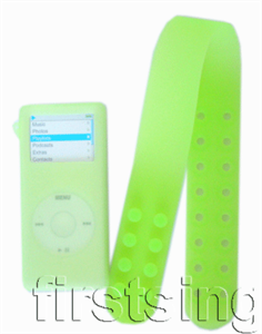 Picture of FirstSing  NANO025 Silicone Skin Case With  Silicone Armband for  Apple iPod  Nano