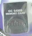 FirstSing  GC032 Memory Card 64M For GAME CUBE の画像
