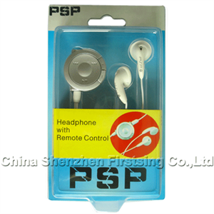 FirstSing  PSP022  headphone with remote control  for  PSP