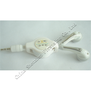 FirstSing  IPOD044 Retractabel  stereo earphone  for  IPOD  の画像