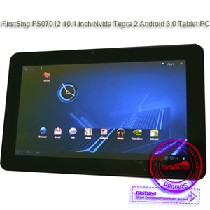 Image de FirstSing FS07012 16GB 10.1 inch Nvida Tegra 2 Android 3.0 Tablet PC Built-in 3G