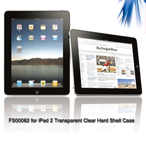 Image de FirstSing FS00082 for iPad 2 Transparent Clear Hard Shell Case