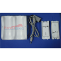 Firstsing FS19251 for Wii Wireless sensor non-connection double charge station + 2PCS 1800mAh battery