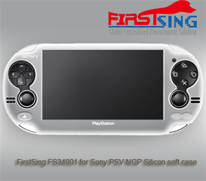 Image de FirstSing FS34001 for Sony PSV NGP Silicon soft case
