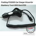 Изображение FirstSing FS32005 Car Charger W/cord for Blackberry Torch 9800 Bold 9700