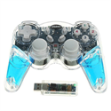 FirstSing FS10036 2.4GHz Wireless Shock Joypad Game Controller with USB Receiver for PC (2*AA)