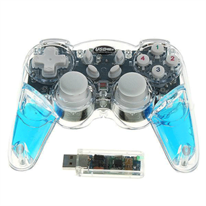 Изображение FirstSing FS10036 2.4GHz Wireless Shock Joypad Game Controller with USB Receiver for PC (2*AA)