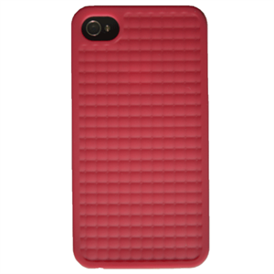 Изображение FirstSing FS09238 for iPhone 4S 4Th new Maroon Silicone Case 