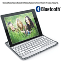 China FirstSing FS00133 Aluminum Mobile Carry-on Bluetooth 3.0 Wireless Keyboard for iPad 2 / iPhone 4 / PC Laptop / Galaxy Tab 