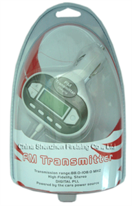 FirstSing  IPOD065 88.0-108.0MHz Wireless Fm Transmitter  With LCD Display