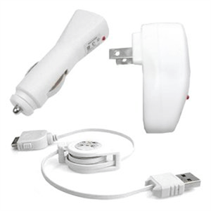 Изображение FirstSing  IPOD068  3 in 1 Charger Car Charger Travel Charger  USB Charger  Date Cable  for  iPod 
