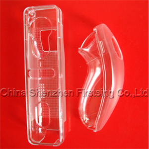 FirstSing FS19065  Controller High Transparency Crystal Case  for  Wii