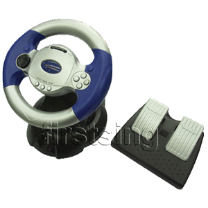 FirstSing  PSX2026   Racing Wheel  for  PS2