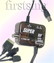 FirstSing  6IN1 RF AUTO SWITCH (PAL)  for  PSX2062 PSX / XBOX / GC / N64 