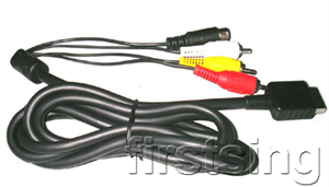 FirstSing  PSX2031  S-AV Cable  for  PS2