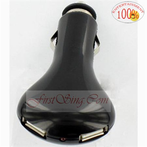 FirstSing FS21129 Dual USB Car Charger for iPhone の画像