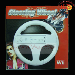 FirstSing FS19210 for Wii Motion Plus Steering Wheel 