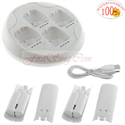Изображение FirstSing FS19235 For Nintendo Wii Remote Control 4 Charge Dock Station