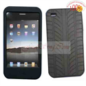 FirstSing FS09006 for iPhone 4G Silicone Case Tyre Grain
