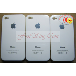 FirstSing FS09021 for Apple iPhone 4G White Crystal Hard Case Cover