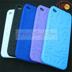 Image de FirstSing FS09032 for Apple iPhone 4G Totem Silicone Case Cover Skin