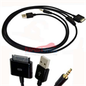 Изображение FirstSing FS00057 3 in 1 Audio/Sync/Charging Cable for iPad/iPhone/iPod