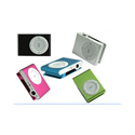FirstSing FS08018 1GB Flash Drive Clip Mini MP3 Player Silver