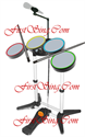 Picture of FirstSing FS19129 Crazy Drum King 2in1 for Wii / PS3