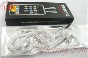 Image de FirstSing FS21103 Stereo Headphones iPhone 3G (8GB 16GB)