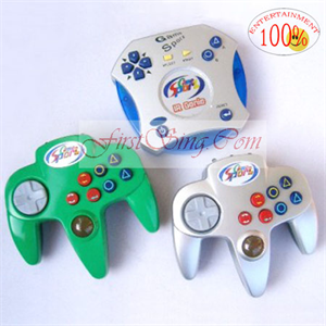 Picture of FirstSing FS12033 45 Games in 1 Wireless Joypad 16 BIT TV Game Console