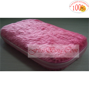 Изображение FirstSing FS25014 Hot Pink Felted Bag for NDSi 