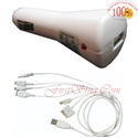 FirstSing FS25041 6in1 USB Car Power Charger for NDSi/NDSL/NDS/GBA SP/PSP/MINI 5P/iPOD/iPhone
