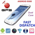 FS31023  Phecda i 9300 Android 4.1 Phone 4.7inch Dual Core 1.0 Ghz 3G UNLOCKED Dual SIM MTK6577 Cortex A9 Wi-Fi GPS