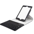 FS00314 360 degree leather case with detachable bluetooth 3.0 keyboard for iPad mini