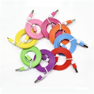 Image de FS09340 Noodle Style Lightning 8 Pin USB Sync Data  Charge Cable for iPhone 5 iPad mini iPad 4 iPod Touch 5