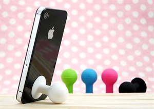 Silicon Sucker Stand for Smartphones  More! iPhones  Droids Ipods mp3s の画像