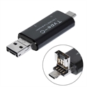 Image de 3 in 1 OTG Type-c USB 3.1 Card Reader Multi Memory Cardreader Micro Combo to 2 Slot TF SD for Smartphone Windows Firstsing