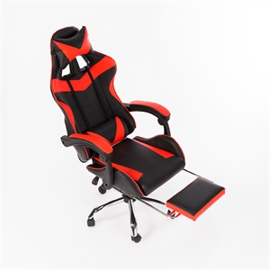 Image de Gaming Chair Racing Style High-Back Office Swivel Chair 90-150 degree Reclining Ergonomic Chair with Adjustable Headrest Backrest Armrests Footrest