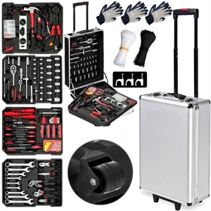 Picture of Tool Case 899 Pieces Telescopic Handle Tool Case with Wheels