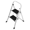 2-Step Steel Step Stool with 330 lb. Load Capacity