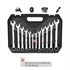 46 Pcs Car Repair Tool Combination Tool Set Spanner Screwdriver Head Set