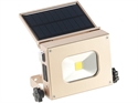 2in1 LED floodlight and power bank, solar panel 10 watt COB LED 370 lumens の画像